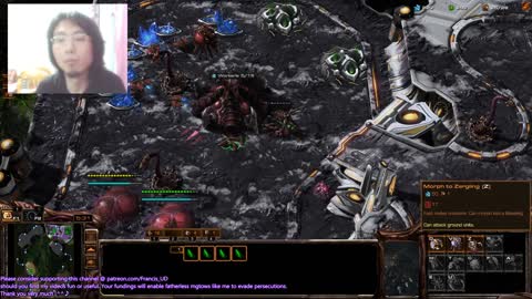 starcraft2 zerg v terran on waterfall got beaten by battlecruisers+thor..