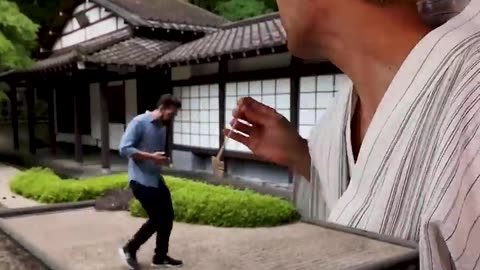 He BROKE the #RULE of #Zen #Gardens - #funny #magic #entertainment