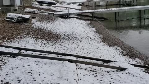 Montana "Footprints" in the fresh snow