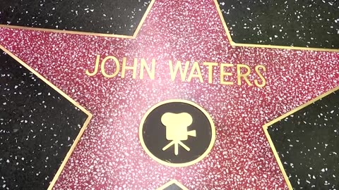 Director John Waters honored with Hollywood star