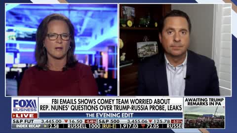 Rep. Nunes reacts to new emails showing Comey FBI team assisting Schiff and monitoring Nunes