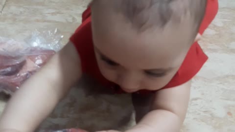 Funniest baby with meat - funny videos for kids