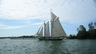 Lettie G Howard Sailing into Presque Isle Bay