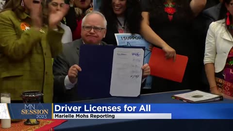 Tim Walz Grants Driver's Licenses For Illegals and named as Kamala's VP