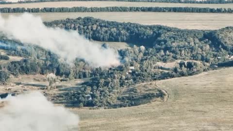 Combat work of crews of heavy flamethrower systems TOS-1A "Solntsepek"