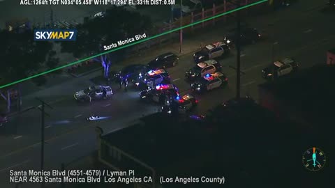 Civilians Get Involved In Stolen Vehicle Police Pursuit in LA