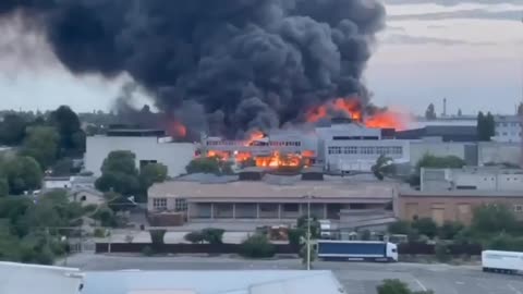 Industrial zone in Odessa after "calibration" with the Caliber