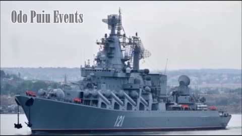 Ukraine Hit Russian Flagship Moskva Cruiser With Two Neptune Anti-Ship Missiles | Footage of Moskva