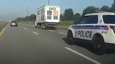 Dash cam - Police car