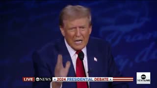 President Trump's full closing statement at the presidential debate