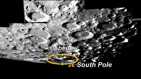 🚀 #NASA's Lunar Impact Mission: LCROSS Spacecraft's Target Crater 🌕