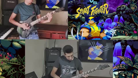 X-Men vs Street Fighter - Wolverine Theme Guitar Cover