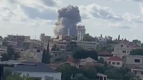 The IDF is currently attacking the Deir Qanon area in Lebanon, north of Tyre