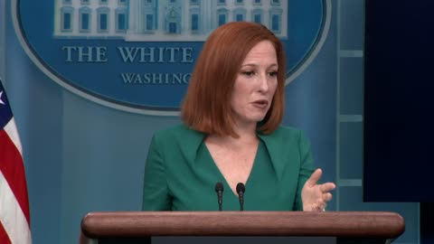 White House press secretary Jen Psaki holds a briefing