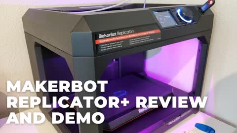 Review: Sponsored Ad - MakerBot Replicator + 3D Printer, with swappable Smart Extruder+, Black...