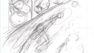 1 Minute Time lapse: Penciling page 50