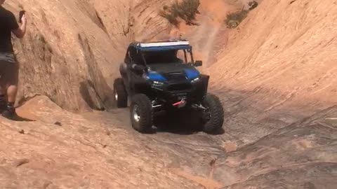 Turbo RZR in Moab on Hells Gate