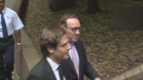 Kevin Spacey arrives at London court ahead of trial for sexual assault