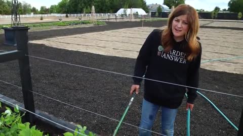 Planting Raspberries in Our New Raised Beds! 🌿 // Garden Answer