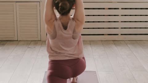 Woman Doing Yoga