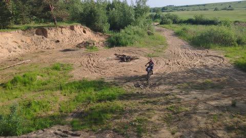 We made enduro track in our village