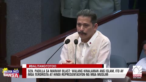 Sen. Padilla sa Marawi b l a s t: Walang kinalaman ang Islam, ito ay mga t e r o r i s t a