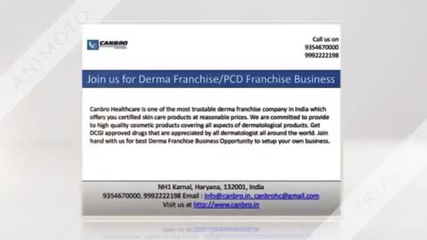 Canbro Healthcare – Derma Franchise Company