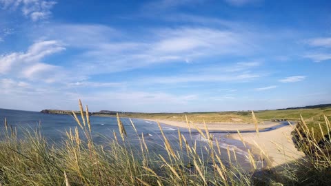 Mark Clark Portrush walking and driving around Runkerry beach and Ireland 2019.