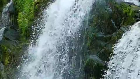 Sgwd y Pannwr waterfall, located in the Brecon Beacons National Park. #shorts #waterfall #nature