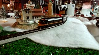 20 car N scale Freight train