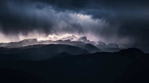 clouds and rain