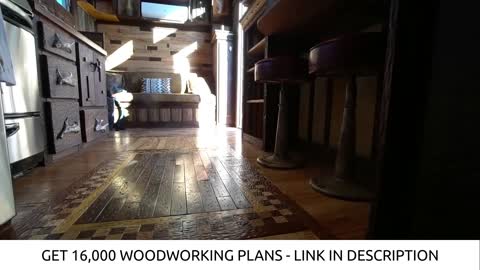 The Most Unique Tiny Home Ever Built - Totally Custom Woodwork & Craftsmanship