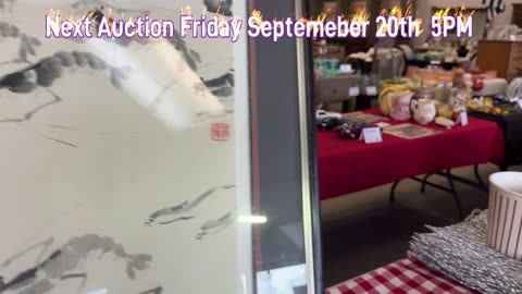 Auction Preview Friday September 20th 5PM