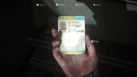 The Last of Us PART II Find Cadelabra Trading Card