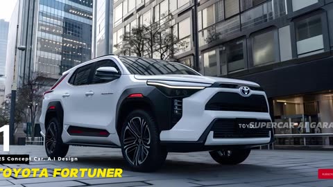 Toyota Fortuner All New 2025 Concept Car, AI Design