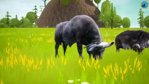 Cow Tiger Mammoth Elephant Bull Buffalo vs S Right Door Game Funny Videos_Cut