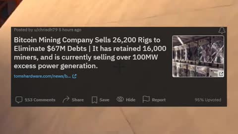 Bitcoin Mining Company Sells 26200 Rigs to Eliminate 67M Debts