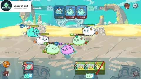 Axie Infinity - AAP ( Aqua Aqua Plant ) vs ARP ( AAP ) ( Aqua Plant Reptile )