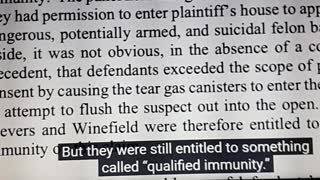 What is qualified immunity?