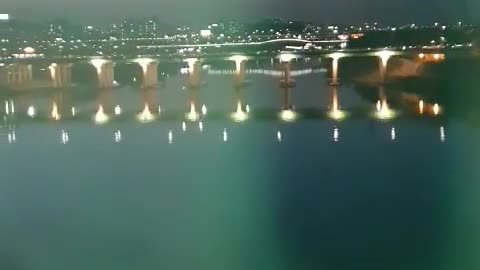 Han River from the subway