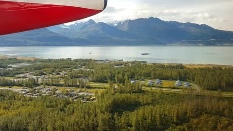 Take off from Valdez