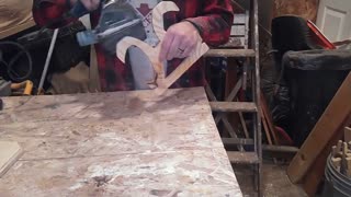 Sanding time-lapse