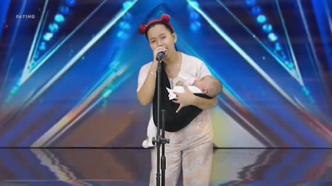 Britain's Got Talent's 2024 : Cutest Baby Sings "She's Gone" on World Stage Makes Judges Cry