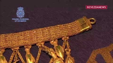 A collection of supposedly Scythian gold worth 60 million euros was seized