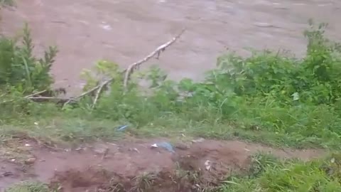 Sector La Isla, en San Cayetano, incomunicado por las lluvias