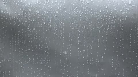 6+hours HD Rainstorm Symphony: Watch Raindrops Dance on Your Window as Thunder Roars! 💦⚡️