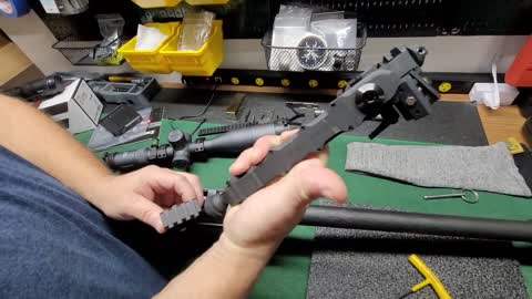 Changing the Bipod on the .416 Barrett by area318.com