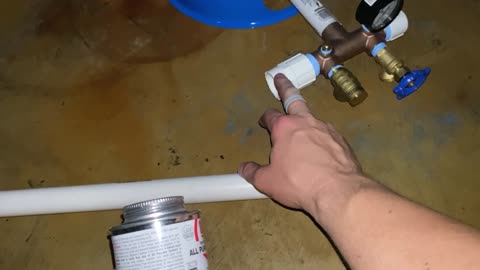 Leaking Well Water Pressure Tank Replacement Part 44 Bonus Video from the Resurrected iPhone! Setting up the New Water Worker 32 Gallon Pressure Tank, and Preparing to Apply the Oatey All Purpose Cement on Thursday, 08/03/2023, at 03:42