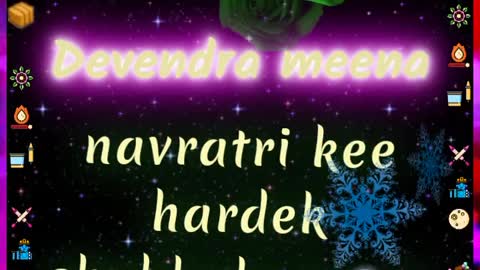 India Navratri wishing script