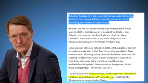 Herr Lauterbach schweigt immer noch zum Putzfrauen Skandal und schon wieder ein Eigentor Frau Chebli